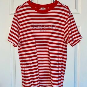 Guess Jeans x A$AP Rocky Collab Tee Shirt Red
